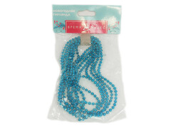 Бусы на елку голубые 2,7 м 88762