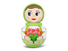 81194&nbsp;[01761]Неваляшка малая "Девочка" (весна) в п/пакете