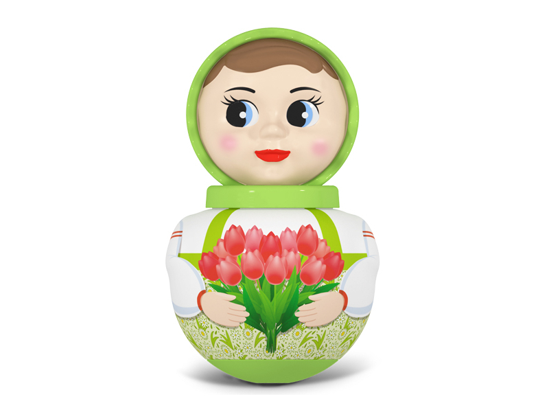 Неваляшка малая "Девочка" (весна) в п/пакете