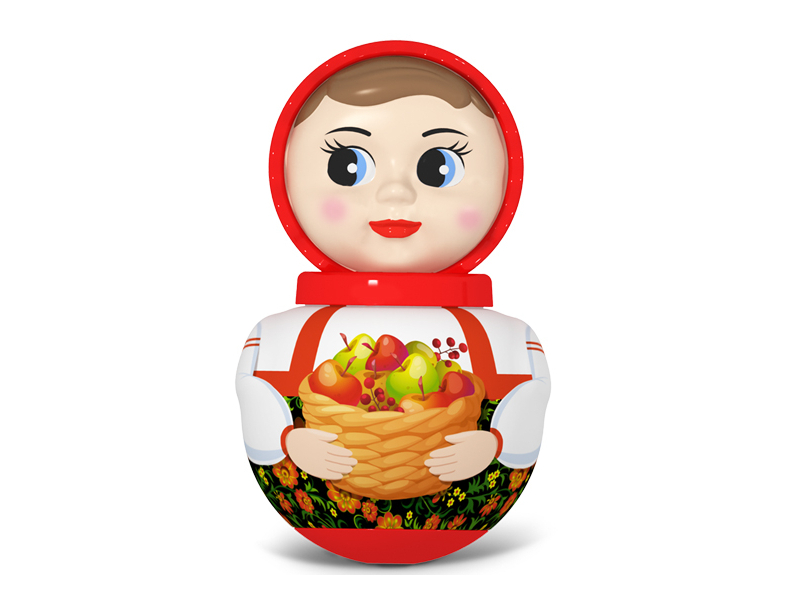 Неваляшка малая "Девочка" (осень) в п/пакете