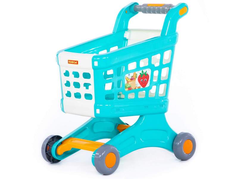 Тележка для маркета "Натали" бирюзовая