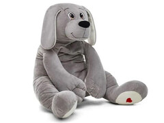 81272&nbsp;[СБЧарли/35/78-1]Собака Чарли 70 см (сидя 35 см) серый