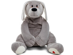 81273&nbsp;[СБЧарли/45/78-1]Собака Чарли 85 см (сидя 45 см) серый