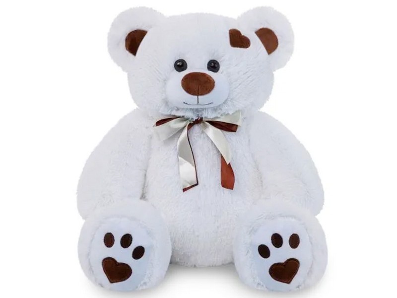 Медведь Тони 65 см белый