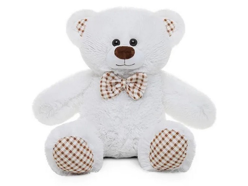 Медведь Тоффи 65 см белый