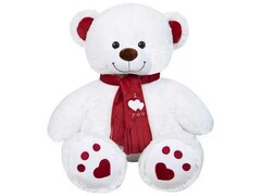 81294&nbsp;[МК/45/31]Медведь Кельвин 85 см белый
