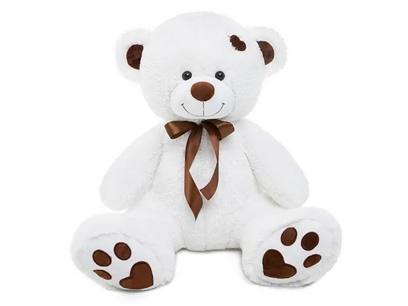Медведь Тони белый 110 см