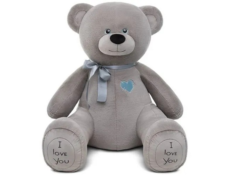 Медведь Фил 145 см серый