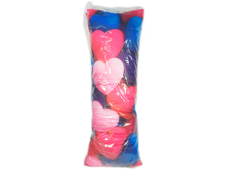 Подушка-игрушка Дакимакура Сердечки 90х30см DKK-081