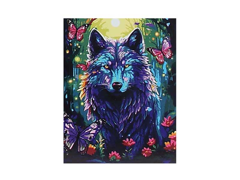 Купить оптом Холст с красками 40х50 см по номерам. Хранитель леса в Луганске