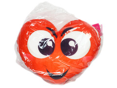 81473&nbsp;[HRT-013]Подушка-игрушка Сердце глазки 32х25см HRT-013