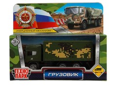 4660254453470 Машина металл ГРУЗОВИК, 11 см, подвиж. дет., инерция, камуф, кор Технопарк в кор.2*144шт 2215-9