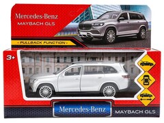 81503 [MAYBCHGLS-12-SR] 4660254436404 Машина металл MERCEDES-BENZ gls maybach 12 см, дв,баг,инер,иридий, кор. Технопарк в кор.2*36шт MAYBCHGLS-12-SR