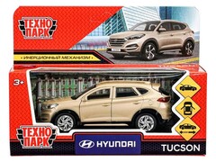 81513&nbsp;[TUCSON-12-BG-WOD]4660254478367 Машина металл HYUNDAI TUCSON длина 12 см, двери, багаж., инер, бежевый, кор. Технопарк в кор.2*36шт TUCSON-12-BG-WOD