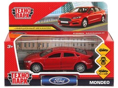 4690590164068 Машина металл FORD MONDEO длина 12 см, двери, багаж, инерц, красный, кор. Технопарк в кор.2*36шт MONDEO-RD (72)