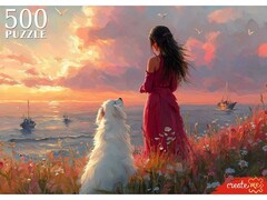 81642 [Ф500-8721] ПАЗЛЫ 500 элементов. НА ЗАКАТЕ