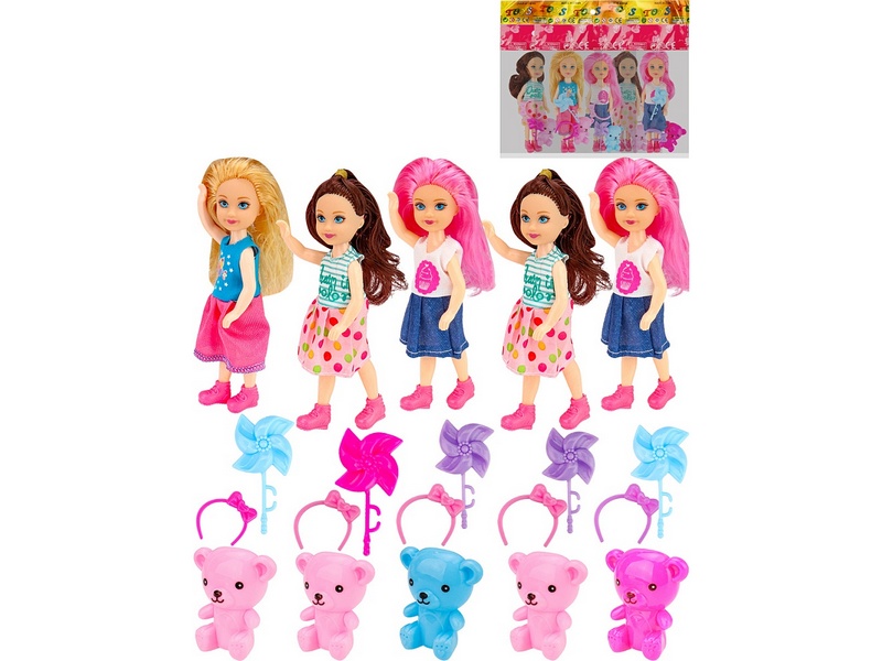 Купить оптом Кукла 14 см с аксесс. в пак. 2167886 в Луганске