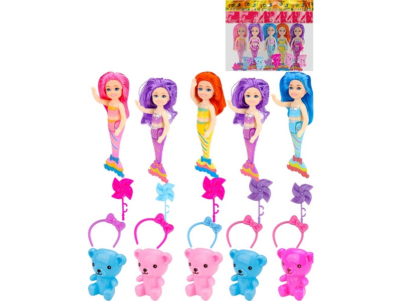 Купить оптом Русалка 14 см с аксесс. в пак. 2152809 в Луганске