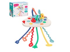 Развивающая игрушка "Облачко" (подвижные эл., погремушка, поп ит) 18*15*10 см в кор. IT110556