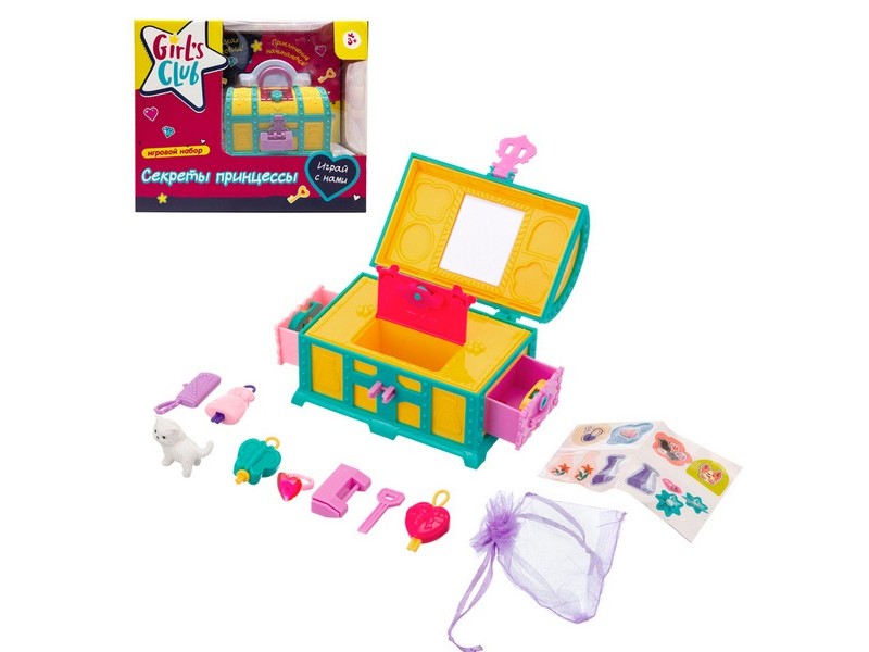 Купить оптом Сундучок с сюрпризом «Секреты принцессы» 22*13*18 см IT109952 в Луганске