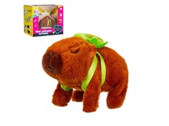 81701&nbsp;[IT110954]Капибара функциональная на бат. (звук, ходит) 17*13*16,5 см в кор. IT110954