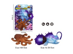 Набор морских обитателей «Океан» (силикон) 28*19*5 см на планшете 3115958