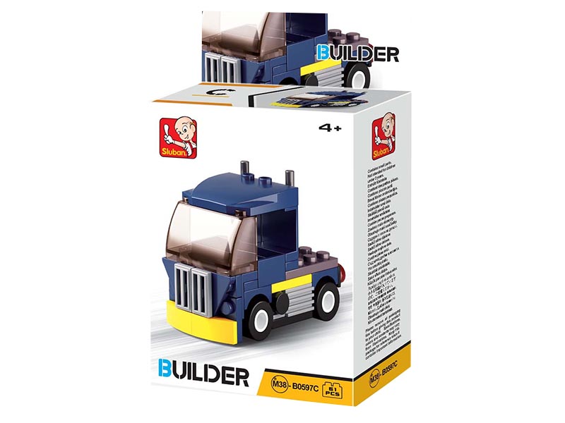 Конструктор "Грузовичок" 51 дет. в кор. M38-B0597C