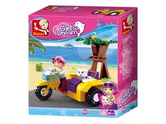 81725&nbsp;[M38-B0600C]Конструктор "Прогулка по пляжу" 67 дет. в кор. M38-B0600C