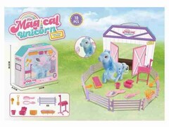 Лошадка с манежем и аксесс. 33*6,5*28,5 см в кор. Y1378146