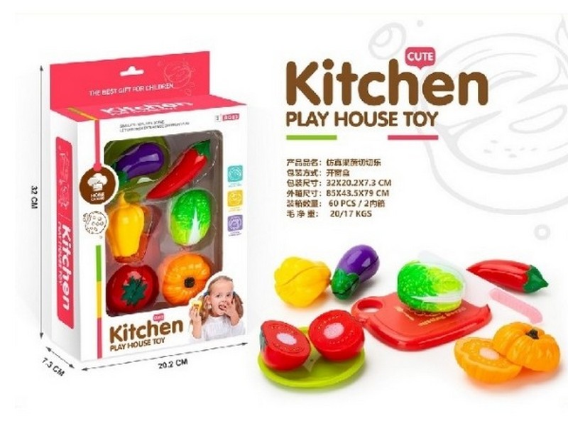 Набор разрезных овощей 32*20*7,3 см в кор. Y15583090