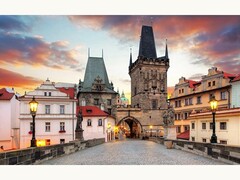 82189 [GB256] Алмазная мозаика 30*40 см «Старый город» (без подр., полн. заполн.)