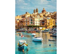 82192 [SF30010] Алмазная мозаика 30х40 см «Мальта в солнечный день» (без подр., с полн. заполн.)
