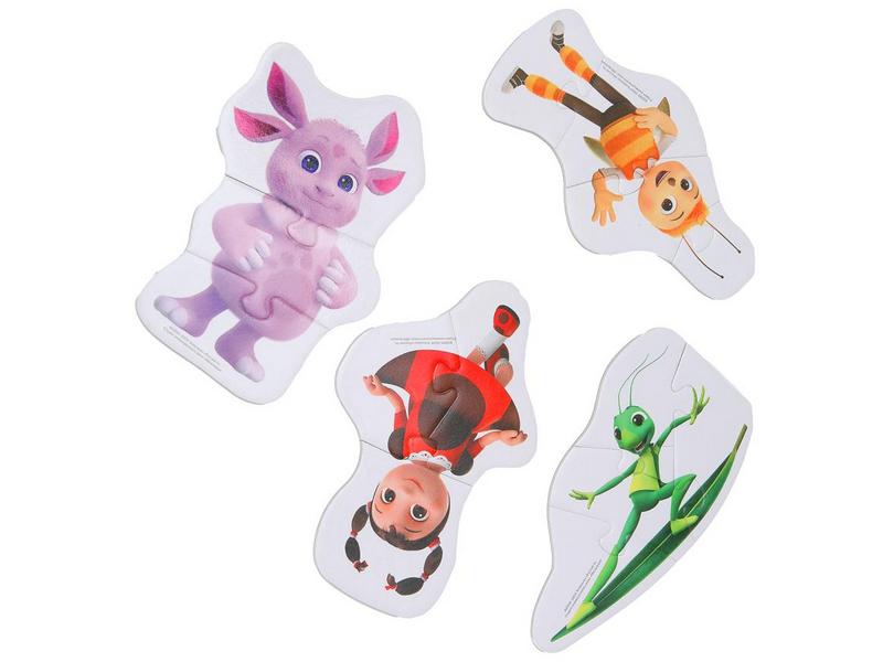 Купить оптом Макси-пазлы "Лунтик" 4 пазла в Луганске