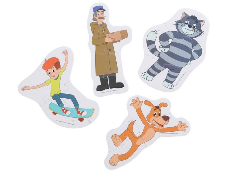 Купить оптом Макси-пазлы "Простоквашино" 4 пазла в Луганске