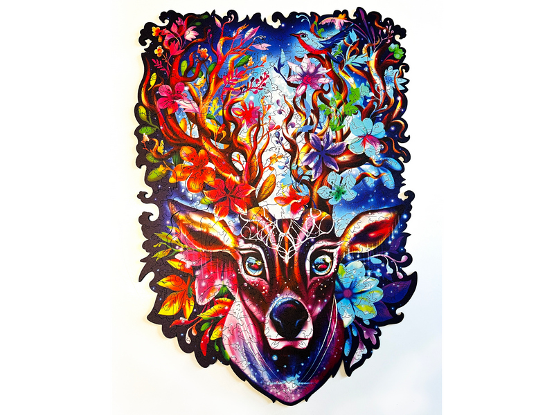 Купить оптом Пазлы деревянные «Лесной олень» 300 деталей 28 х 40 см в Луганске