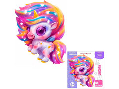 82315 [MPZCA44-M] Пазлы деревянные «Единорог Карамелька» 50 деталей 19,8 х 28,5 см