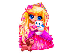 82324 [MPZCA56-M] Пазлы деревянные «Принцесса» 50 деталей 30 х 22 см