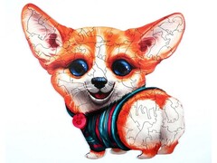 82333 [MPZCAN40-M] Пазлы деревянные «Корги» 60 деталей 29 х 30 см