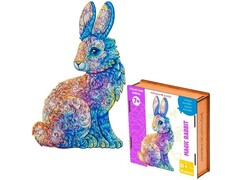 82335 [MPZCAN23-S] Пазлы деревянные «Волшебный кролик» 86 деталей 23 х 14 см