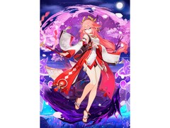 Пазлы деревянные «Яэ Мико» 110 деталей 20х29 см