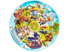 82350 [MPZCA57-M] Пазлы деревянные «Профессии» 25 деталей d=27 см