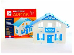 82404 [Р2112] Конструктор "Домик для кукол 1" бело-голубой Р2112