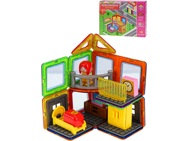 Купить оптом Конструктор магнитный для девочек 33 дет. в кор. 2001537 в Луганске