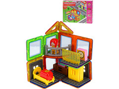 82431 [2001537] Конструктор магнитный для девочек 33 дет. в кор. 2001537