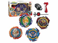 Набор волчков "Storm Gyro. Burst" 4 шт с запуском 32*22 см в кор. 1854