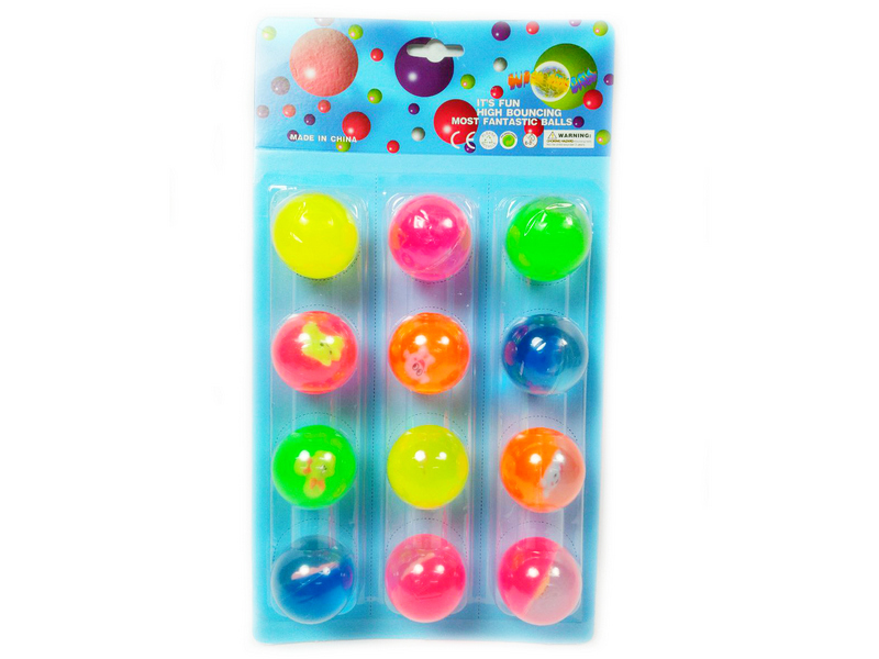 Купить оптом Набор попрыгунчиков на планшете 12 шт d=4 см 939A-15 в Луганске