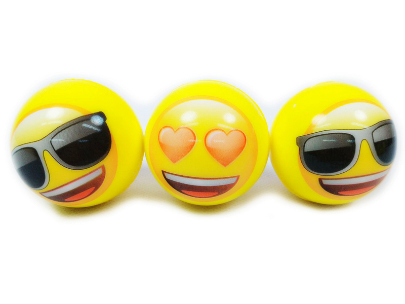 Купить оптом Мяч фомовый «Смайл» 6 см (12шт/уп) T06-480 в Луганске