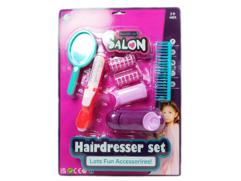 Купить оптом Набор парикмахера 7 предметов 37*27 см на планшете YF827A-3 в Луганске