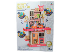 Кухня на бат. 75*47*23 см (свет, звук, вода, пар) 46 предметов в кор. MJL-D903B