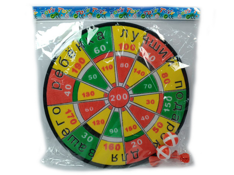 Купить оптом Дартс на липучках d=36 см в пак. HL-046A в Луганске